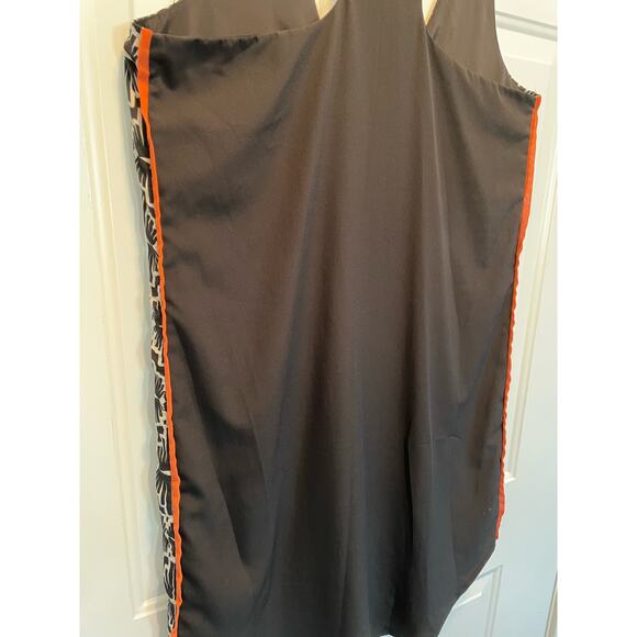 Chloe Olivers Racerback Orange Accent Geometric Sleeveless Dress M - Picture 5 of 9